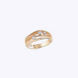 Dune Ring (3 Diamonds)