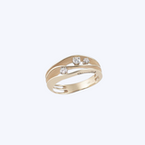 Dune Ring (3 Diamonds)