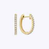 14k Gold 0.26ctw Diamond Hoop Earrings - (DSL)