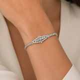 Platinum 2.48ctw Diamond Tennis Bracelet - 6" (EST)
