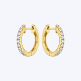 14k Gold 0.33ctw Diamond Hoop Earrings - (DSL)
