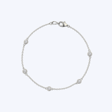 14k Gold Lab Diamond by the Yard Bracelet - 7"(VSM)