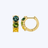 14K Yellow Gold 1.87ctw Sapphire 14.5mm Hoops (GEMMA)