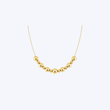 14K Yellow Gold Beaded Necklace - 18"/4.32gr (EST)