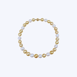 Mastoloni 18K Yellow Gold 11-13mm South Sea Pearl Necklace - 17.7"