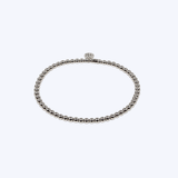 Hulchi Belluni 18k White Gold Tresore Stretch Bracelet
