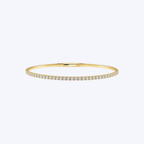 14K Yellow Gold 1.92ctw Diamond Flex Bangle (HM) - 6.25"