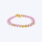 14 Yellow Gold with Ceramic Link and .56ctw Diamond Bracelet - (R+J) (Copy)