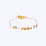 14 Yellow Gold with Ceramic Link and .56ctw Diamond Bracelet - (R+J) (Copy)