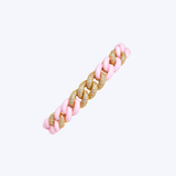 14 Yellow Gold with Ceramic Link and .56ctw Diamond Bracelet - (R+J) (Copy)