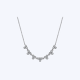 Gabriel & Co 14K White Gold .36ctw Diamond Droplet Lusso Collection Necklace - 17.5"