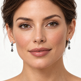 Cammilli 18K Black Lava Gold "Divina" .80ctw Diamond Earrings