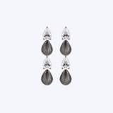 Cammilli 18K Black Lava Gold "Divina" .80ctw Diamond Earrings