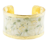 Dogwood White 1.5" Corset Cuff