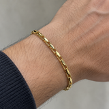 Simon G. 18K Yellow Men's Bracelet - 8"