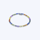 Simon G Rainbow Sapphire Tennis Bracelet