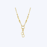 Penny Preville High Polish Circle and Link Necklace