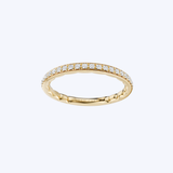 Noam Carver 14K Yellow Gold 0.23ctw Pave Diamond Band - 6.5/2mm/75%