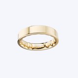 Noam Carver 14K Yellow Gold 4mm High Polish Band - 6.5/5.28gr