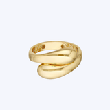 14K Yellow Gold Bypass Ring - 3.5mm (MDS)