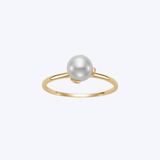 Mastoloni 14K Yellow Gold 6-6.5mm Freshwater Pearl Solitaire Ring