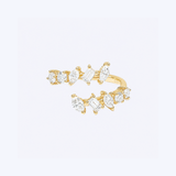 18K Yellow Gold 1.04ctw Mixed Shape Diamond Wrap Band - 7 (PG)