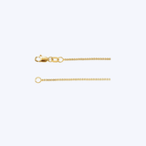 14K Yellow Gold 1mm Box Chain (EST)