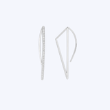 Facet Barcelona 14K White Gold Geometric Prism Diamond Threader - 0.30ctw