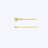 14K Yellow Gold 15" 1.3mm S-Link (Wave Link) Chain - 3.13gr (EST)
