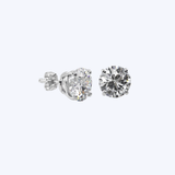 14K White Gold 3.00ctw OLD EURO Diamond Studs - G/VS1/RB (HD)