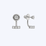 Diamond Stud with Pave Jacket