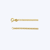14K Yellow Gold 22" 3mm Rolo Chain Necklace - 4.3gr (EST)
