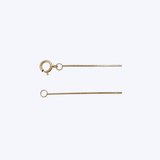 14K Yellow Gold 0.50mm Box Chain Necklace - 18"/0.99gr (EST)