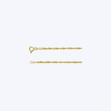 14K Yellow Gold 20" 2.2mm Rope Chain - 1.7gr (EST)
