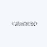 J. B. Star Platinum 1.05ctw East-West Oval Diamond Band