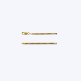 14K Yellow Gold 2mm Cuban Link Necklace - 18"/5.6gr (MM)