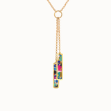 Pop Tart Double Column Necklace