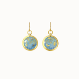 Star Gazing Dangle Disc Earrings