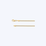 14K Yellow Gold 16" 1.5mm Snake Chain Necklace - 5.5gr (STU)