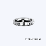 Tiffany & Co Platinum "Eloite" Diamond Band - 5.25 (EST)