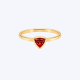 Stanton Color 14K Yellow Gold 0.30ctw Garnet Stacking Band - 6.5