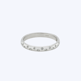 14K White Gold 0.17ctw Diamond Confetti Ring - 6.5 (STU)