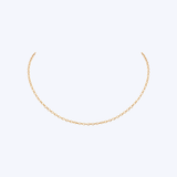 14K Rose Gold 20" 2.5mm Oval Cable Chain Necklace - 6.19gr (EST)