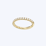 Noam Carver 14K Yellow Gold 0.38ctw Pave Diamond Band - 6.5/2mm/75%