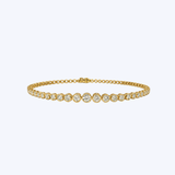 3.55ct Macy Diamond Bezel Tennis Bracelet