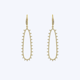 Penny Preville 18K Yellow Gold 1.25ctw Diamond Spiked Dangle Earrings