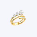 Mastoloni 14K Yellow Gold 4.5-6.5mm Freshwater Pearl Wrap Ring