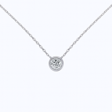 1.00ctw Lab-Grown Diamond Bezel Pendant