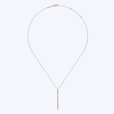 Diamond Pendant Drop Necklace