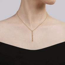 Load image into Gallery viewer, Diamond Pendant Drop Necklace
